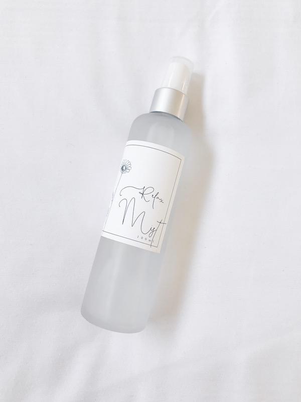 Deeply relax body, mind + soul. Find peace of mind + a deep sense of calm with this soothing, grounding mist.