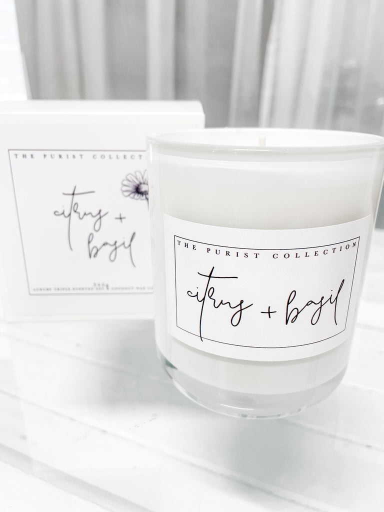 Citrus & Basil Candle